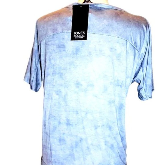 Jones of New York Signature Dusty Blue T-Shirt - Picture 3 of 8